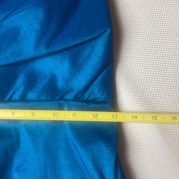 Caché Strapless Teal Cocktail Dress size Small - Picture 10 of 11